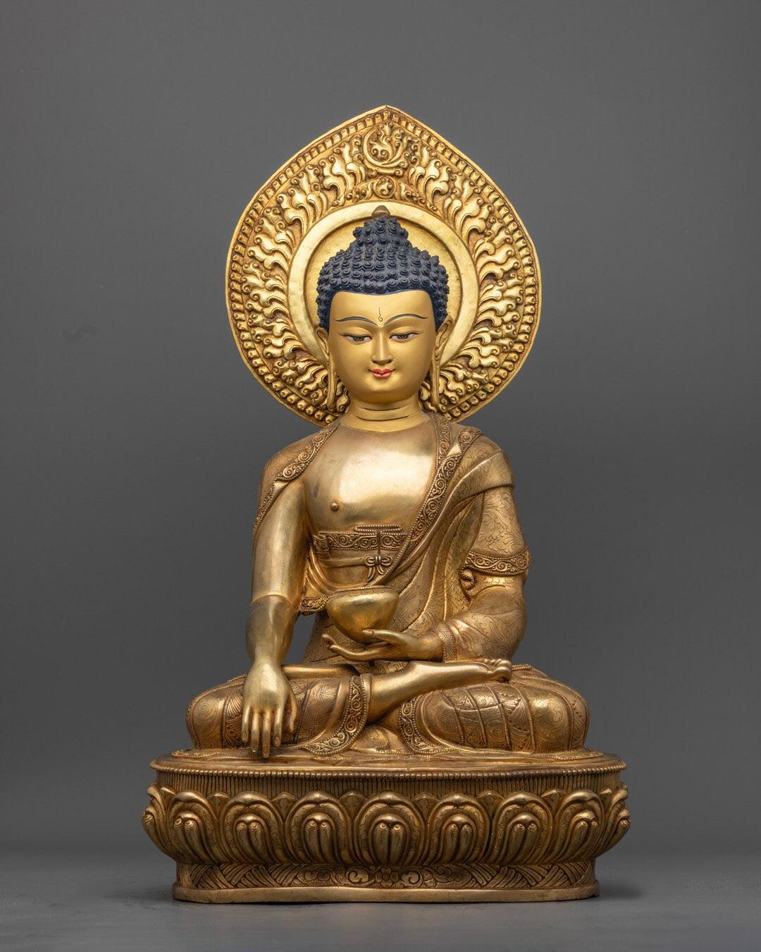 24k Gold Plated Buddha Sculpture | Enlightenment Buddha - Etsy