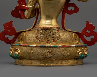 文殊菩薩像｜ネパールで作られたチベットの智恵の神 - Etsy 日本