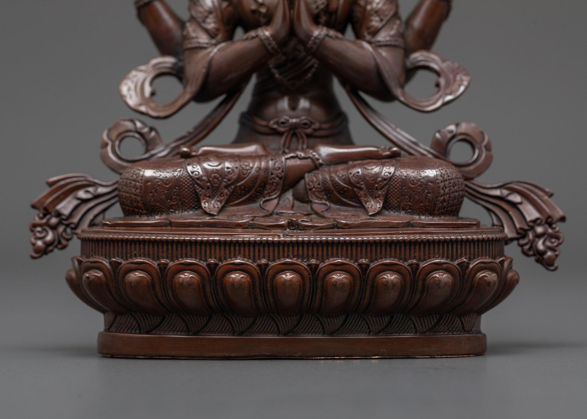 神聖な酸化観音像 | ネパール製菩薩像 - Etsy 日本