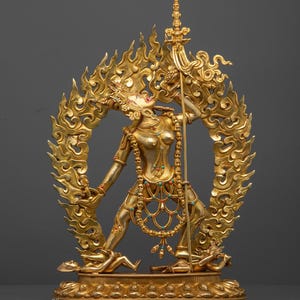 Vajrayogini Statue | Hand-Carved Tibetan Buddha Sculpture