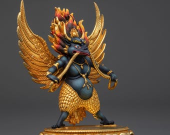 仏教の神ガルーダ像 - チベット神話の鳥 - Etsy 日本