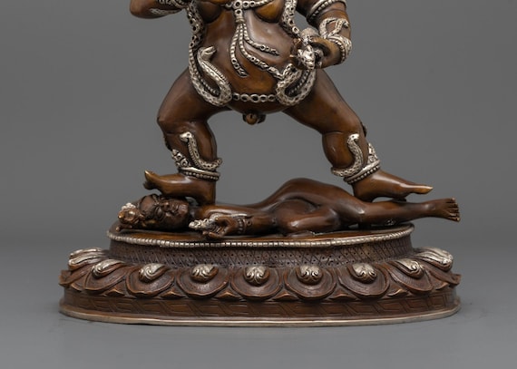 Black Dzambhala Statue | Authentic Handmade Spiritual Sculpture - Etsy