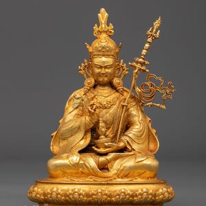 Guru-Rinpoche-Statue | Erleuchteter tibetischer Meister