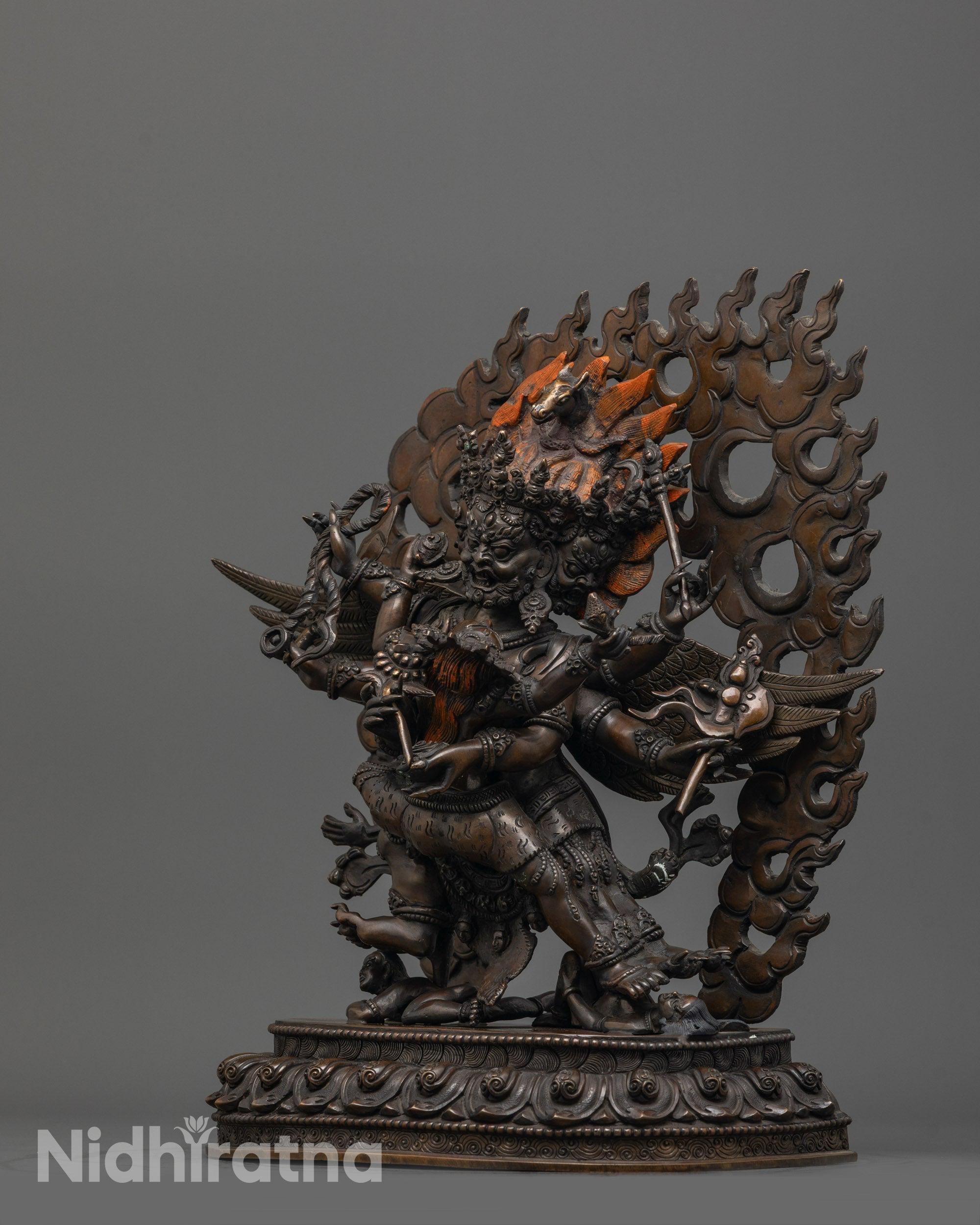 チベットのハヤグリーヴァ像 | 写真ロストワックス彫刻仏様 - Etsy 日本