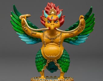 骨董　ヒンドゥー教　仏教　神鳥ガルーダ（ガルダ） 特別展「太陽の塔からみんぱくへ」からインドネシアの神像（ガルーダ 彫刻・オブジェ