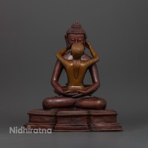 Handcrafted Samantabhadra and Consort Statue: Tibetan Buddha Sculpture