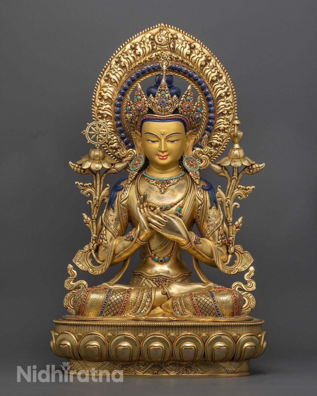Maitreya Buddha Statue | Traditional Handcrafted Idol - Etsy
