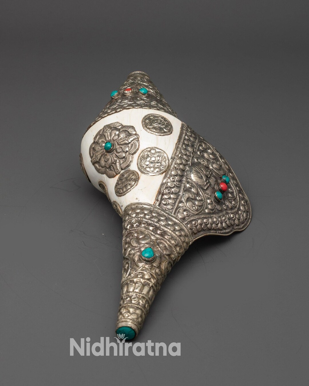 Authentic Himalayan Conch Shell | Ceremonial Spiritual Instrument - Etsy