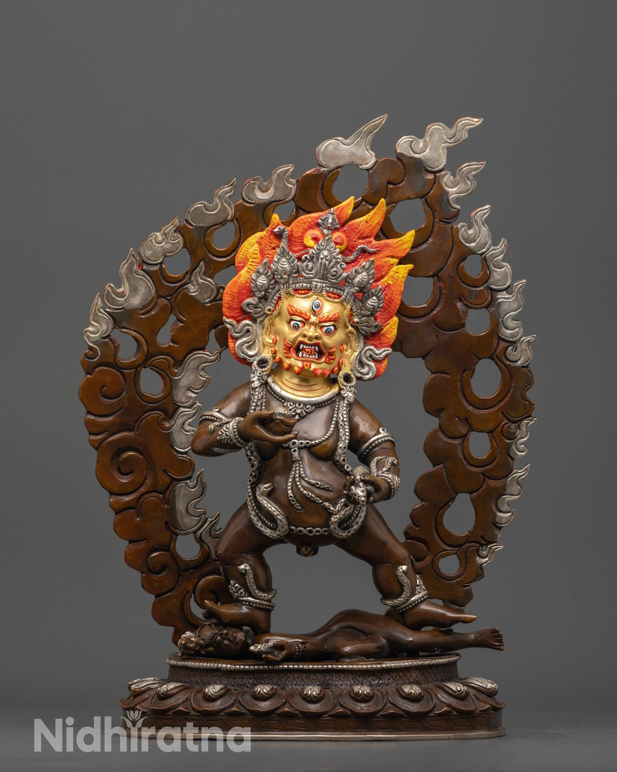 Black Dzambhala Statue | Authentic Handmade Spiritual Sculpture - Etsy