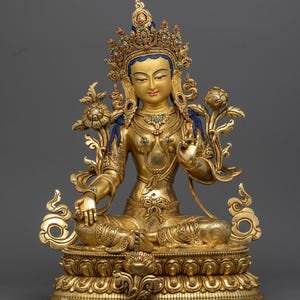 Statua di Tara Verde / Dea buddista della compassione