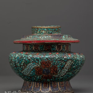 Hand-Made Buddhist Rice Pot Offering