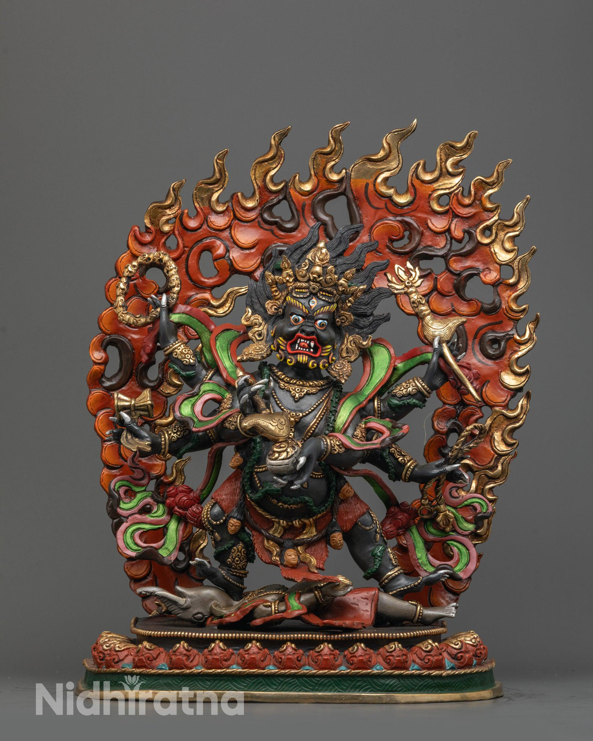 Shop Nepalese Six-armed Mahakala (shadbhuja Mahakala) Statue - Etsy