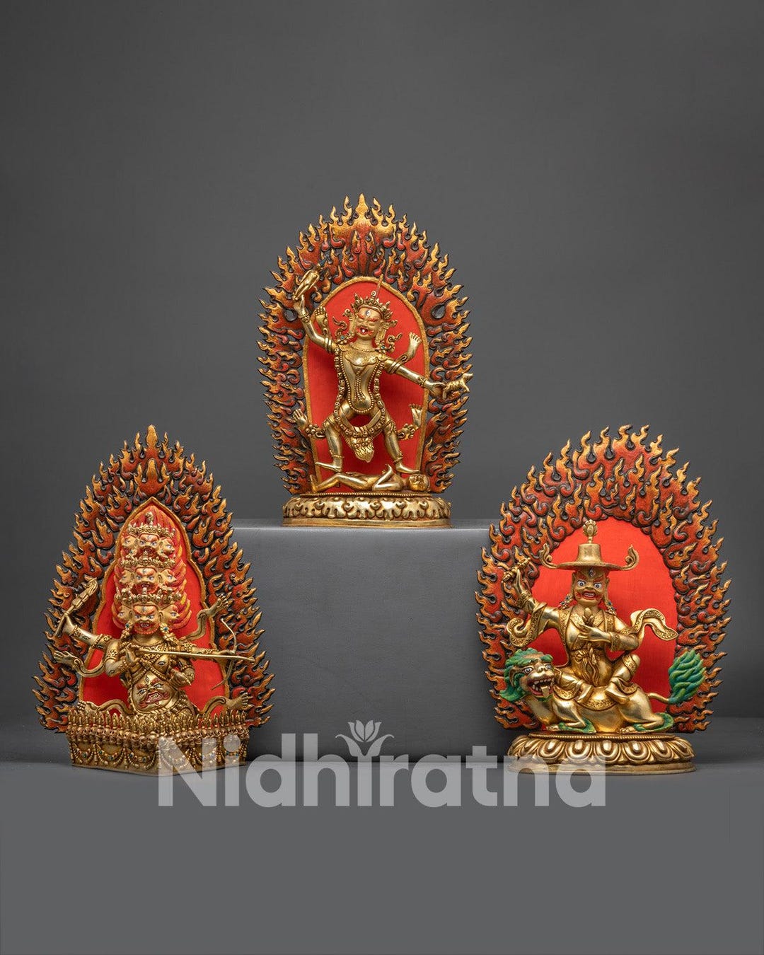 Traditional Rahula Set | Handmade Lost Wax Statues of Buddhist ...