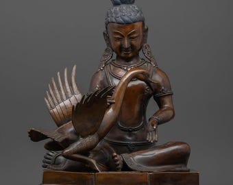 【希少】自在置物　銅製　バッタ　飛蝗　アンティーク　古美術の彫刻 約20cm ゴータマ・シッダールタと傷ついた白鳥：癒しと慈悲の物語 - Etsy 日本