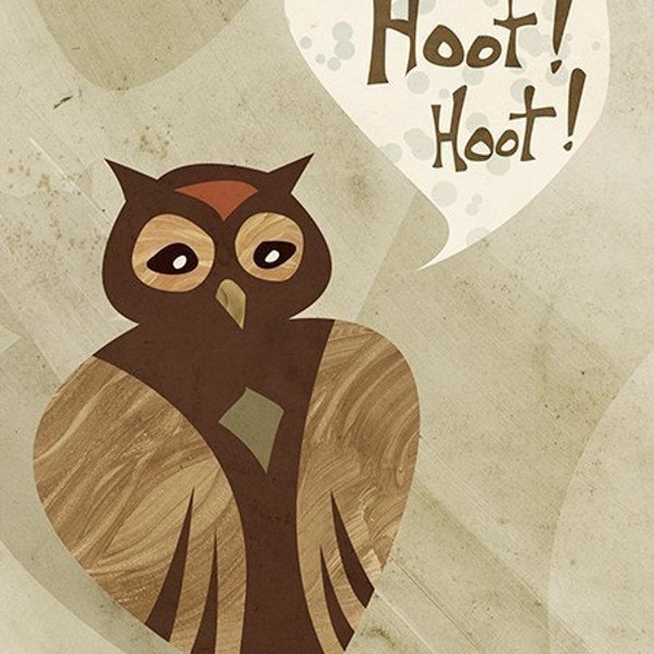 Hoot Hoot - 8x10