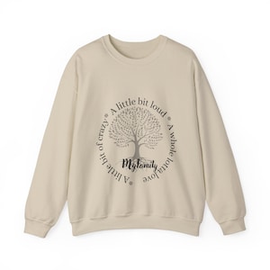 Custom Unisex &quot;My Family&quot; Heavy Blend™ Crewneck Sweatshirt