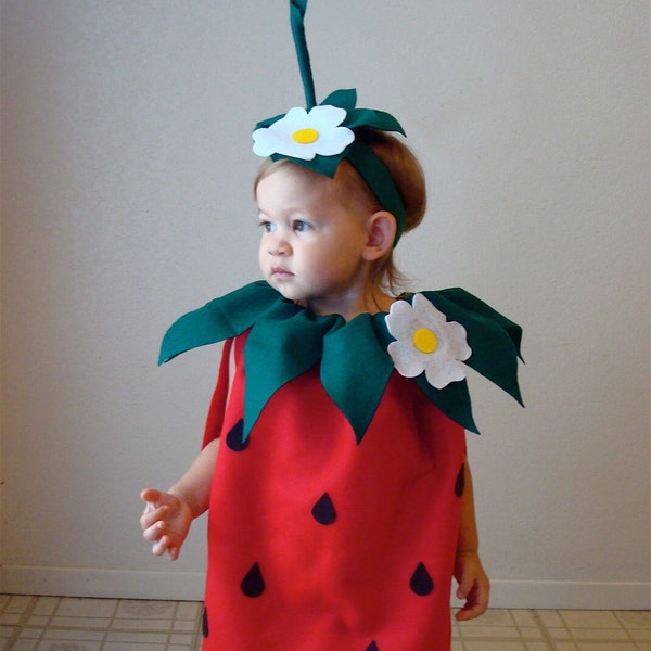 Strawberry Baby Costume for Baby Costume for Infant Strawberry Costume Halloween Baby Costume Toddler Family Costume