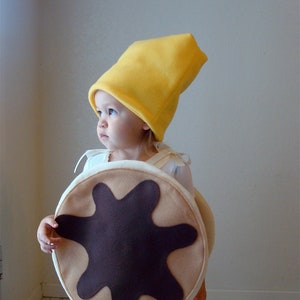 Kids Costume Childrens Costume Pancake Halloween Costume Pancakes with Syrup and Butter Carnaval Carnival Karneval Purim Fancy Dress zdjęcie 1