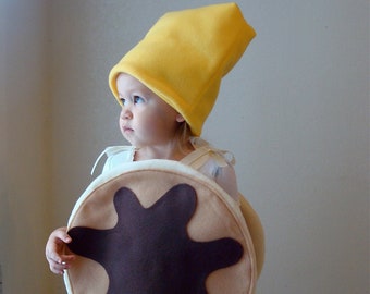 Kids Costume Childrens Costume Pancake Halloween Costume Pancakes with Syrup and Butter Carnaval Carnival Karneval Purim Fancy Dress