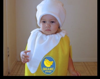 Baby Banana Costume For Infants Halloween Costume for Kids Fruit Costume Halloween Dress Up Costume For Baby Boys Adaptive Costume For Kids