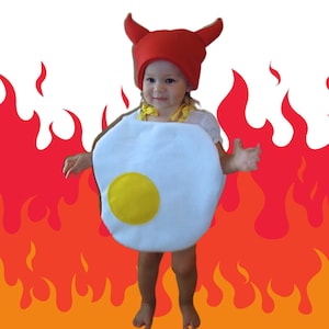 Kids Costume Halloween Deviled Egg Costume For Children Food Purim Boy Costume Toddler Boy Costume Carnival Purim Funny Halloween Costume