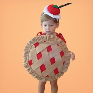 Kids Pie Costume For Girls Halloween Costume For Family Food Costumes Group Costumes Purim Carnival Fancy Dress Thanksgiving Dress Up image 1