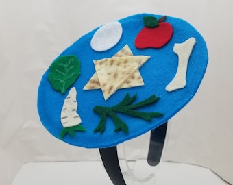 Seder Plate Headband Passover Accessory Passover Headband Jewish Foods Passover Hair Accessory Funny Passover Hair Jewish Accessories Hair