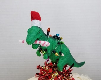 Dinosaurus kersthoofdband Tacky Christmas Ugly Christmas Party Ugly Xmas Party Accessoire Kersthoofdband Tacky Christmas Dinosaurus