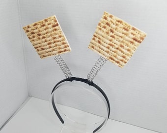 Matzo Headband Passover Headband Matza Bopper Headband Jewish Foods Felt Food Passover Hair Matza Matzah Matzoh Bread for Passover Dress Up