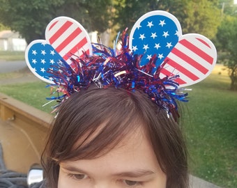 Fourth of July Headband Party Hair Accessory Independence Day Headband   BUY 2, Get 1 Free With Coupon Code JULY23