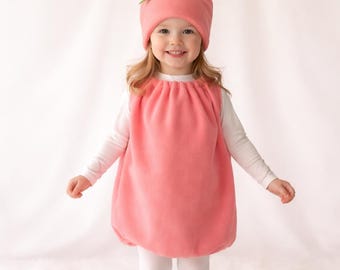 Kids Peach Costume for Halloween, Purim, Dress Up