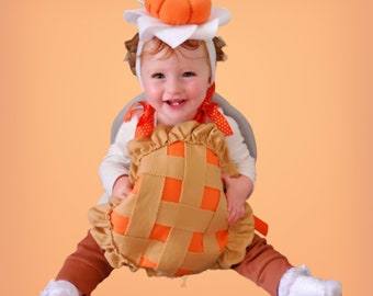 Pumpkin Pie Costume Baby Girl Halloween Costume Thanksgiving Photo Prop Sweet Potato Pie Pumpkin Spice Thanksgiving Costume For Kids Adults