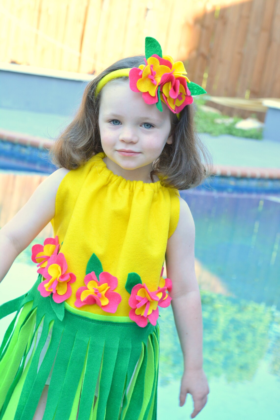 Adult Costume Hula Girl Costume Hawaii Hawaiian Girl Costume Etsy