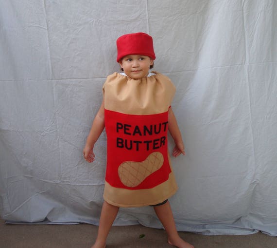 Kinder Kostum Erdnussbutter Kostum Pb Und J Halloween Kostum Etsy