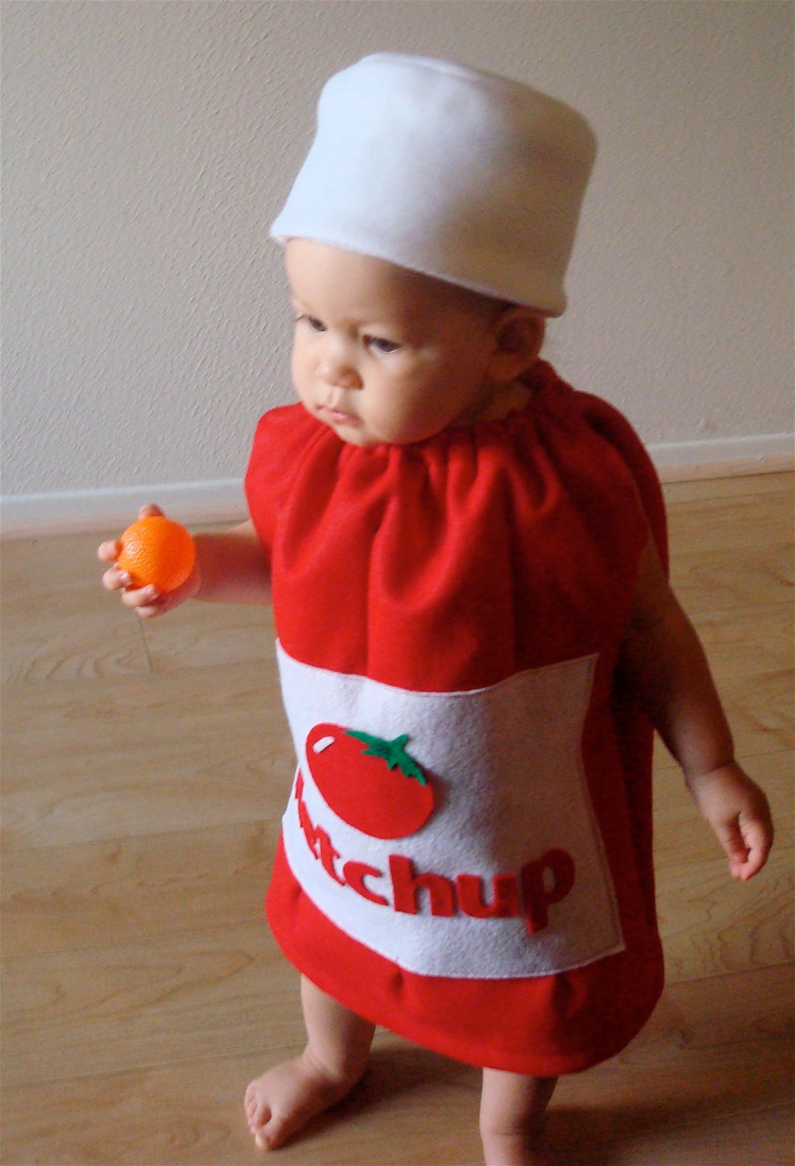 Baby Costume Ketchup Costume Halloween Costume Toddler Infant Etsy