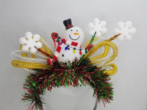 Tacky Snowman Headband, Ugly Christmas Sweater Party  display picture 2