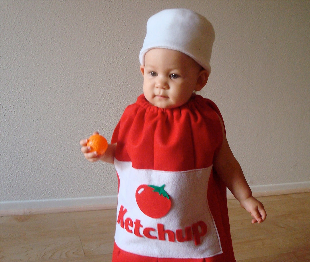 Baby Costume Ketchup Costume Halloween Costume Toddler Infant Newborn