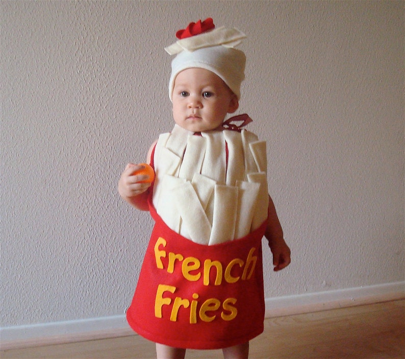 Baby French Fry Costume Halloween Costume Infant Kids Toddler Etsy