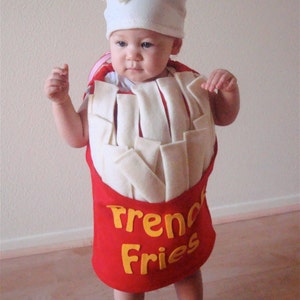 Baby French Fry Costume Halloween Costume Infant Kids Toddler Etsy
