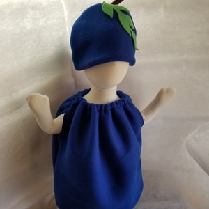 Baby Blueberry Costume For Kids Dress Up Halloween Costume Purim Costume for Infants Fruit Costume Family Costumes Group Costume Halloween image 4
