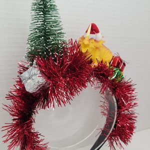 Dinosaur Christmas Headband Tacky Christmas Ugly Christmas Party Ugly Xmas Accessory Christmas Funny Headband Ugly Tacky Tyrannosaurus Rex image 5