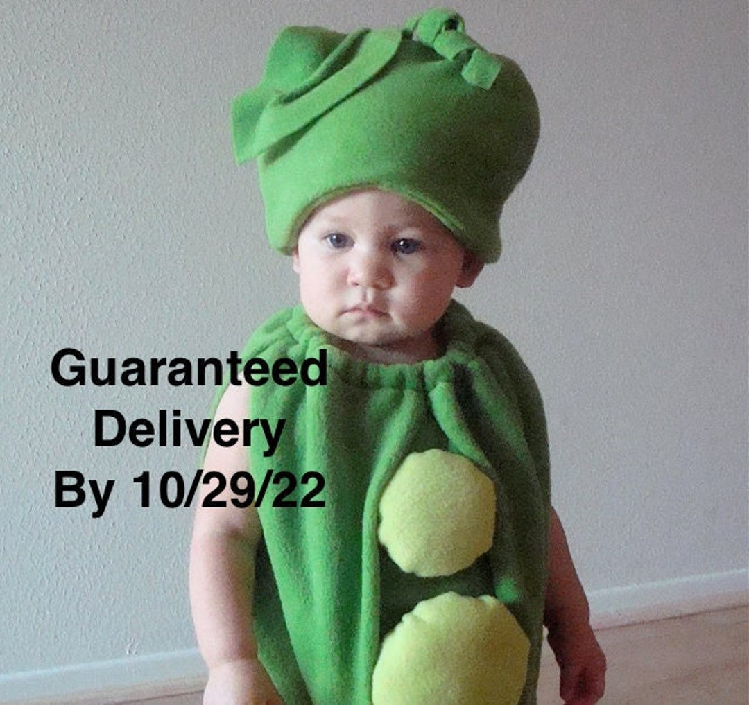 Baby Costume Halloween Costume Pea Costume Pea Pod Vegetable Etsy