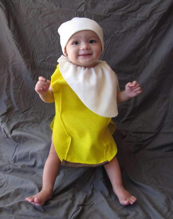 Costume de banane bébé pour les nourrissons Costume d'Halloween