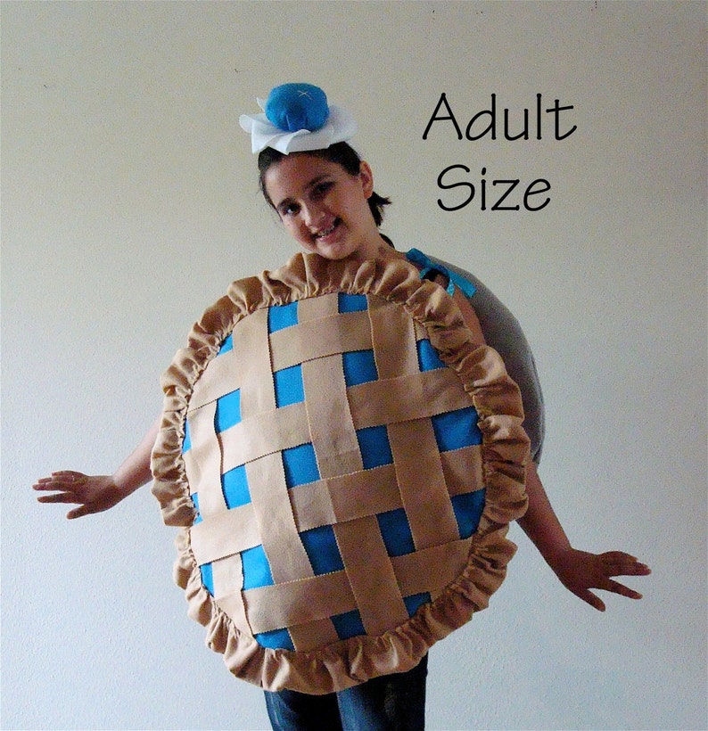 Adult Halloween Costume Pie Costume For Halloween Food Costume Group Costume Funny Adult Costume Pumpkin Pie Cherry Pie Blueberry Pie Dress image 1