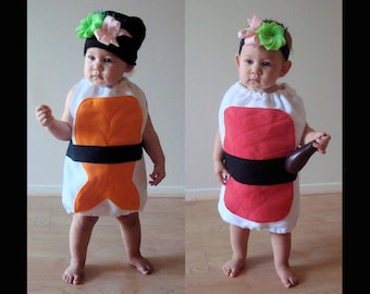 Baby Halloween Sushi Costume For Toddler Halloween Costume For Family Food Costume Group Funny Costume Adaptive Costume Disability Friendly