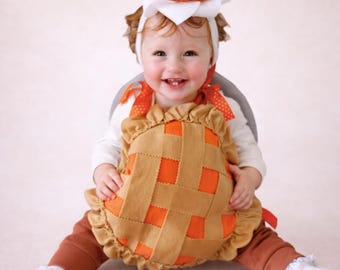 Pumpkin Pie Costume: Handmade Dress Up, Halloween Thanksgiving