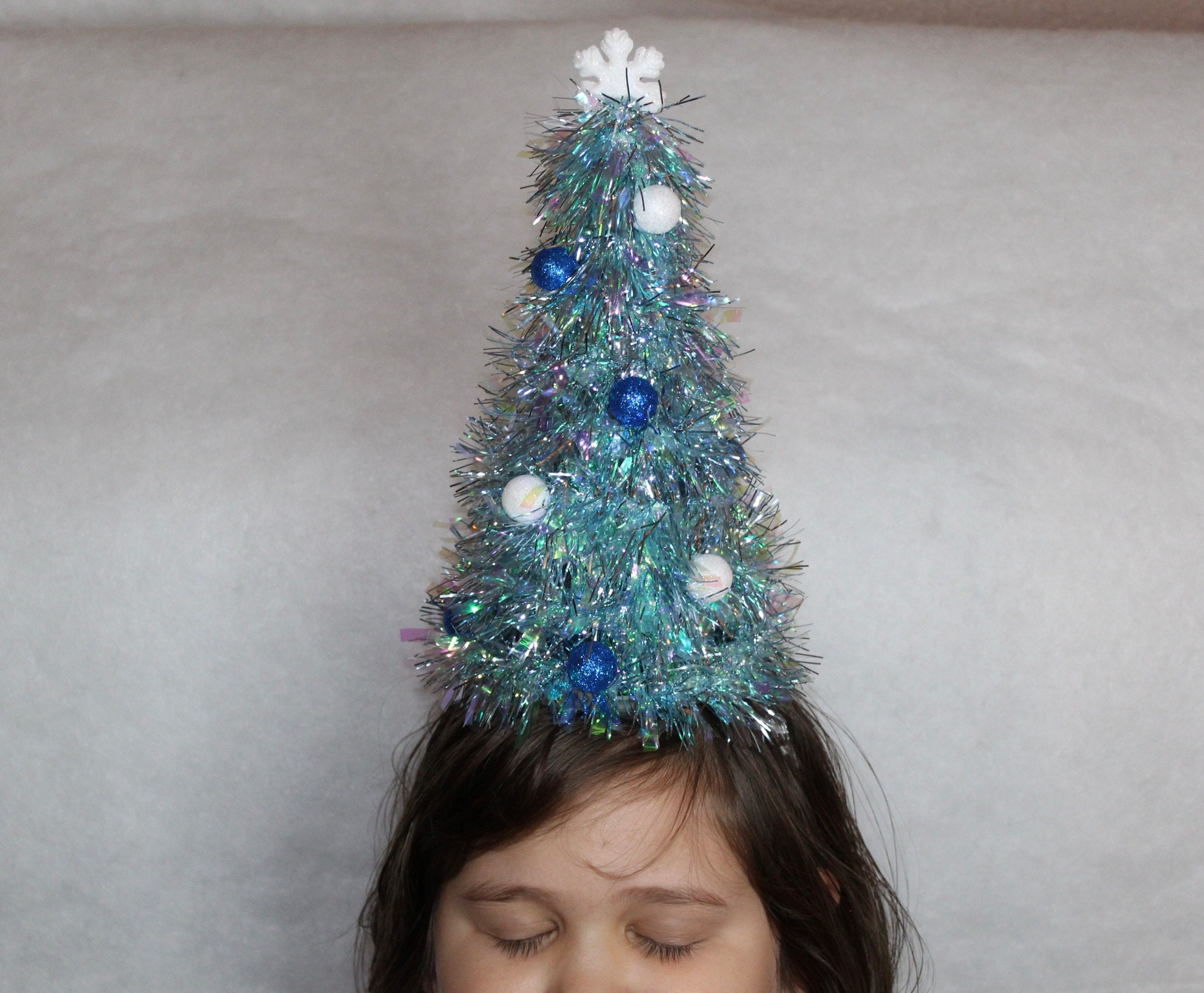 Ugly Christmas Tree Headband Holiday 