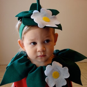 Baby DIY Strawberry Do It Yourself Baby Costume Halloween Costume Strawberry Costume image 5