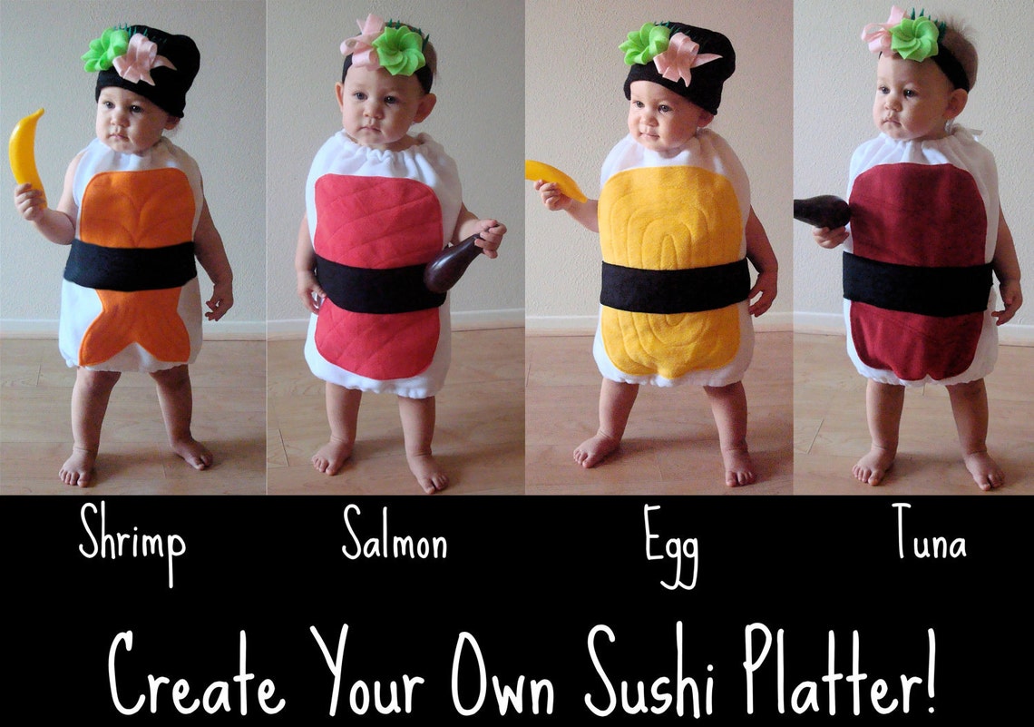 Kids Twin Sushi Soy Sauce Costume Twin Set Halloween Costume Etsy