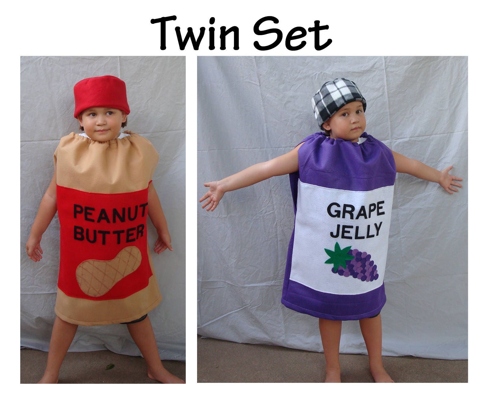 Baby Twin Kostume Halloween Kostume Erdnussbutter Und Gelee Etsy